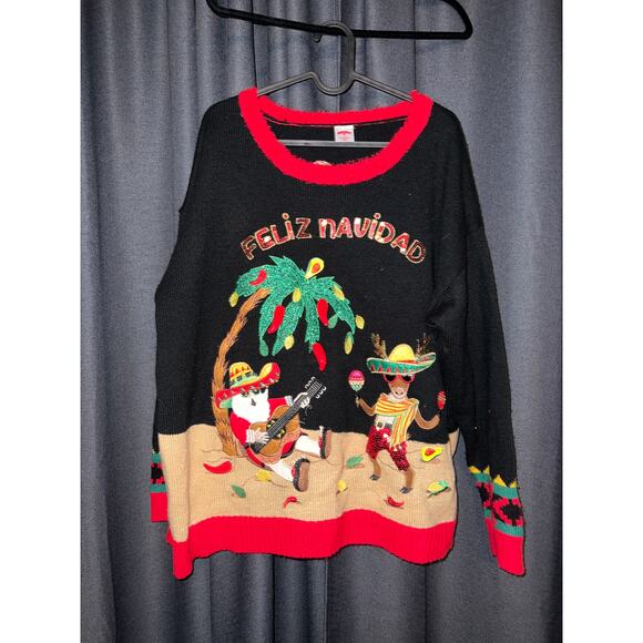 Ugly Christmas Sweater Sweaters - Ugly Christmas Sweater Xmas Size 1X